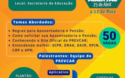 Curso Previdenciário: Entendendo sua Aposentadoria – Inscrições Abertas