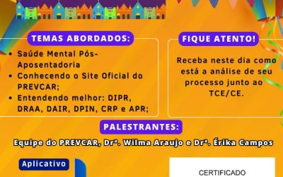 Programa de Pós-aposentadoria – Inscrições Abertas.