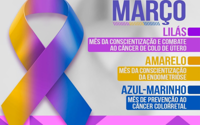 Março Amarelo, Azul-Marinho e Lilás