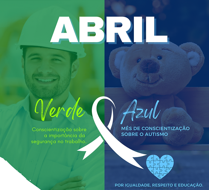 #ABRIL-VERDE E AZUL